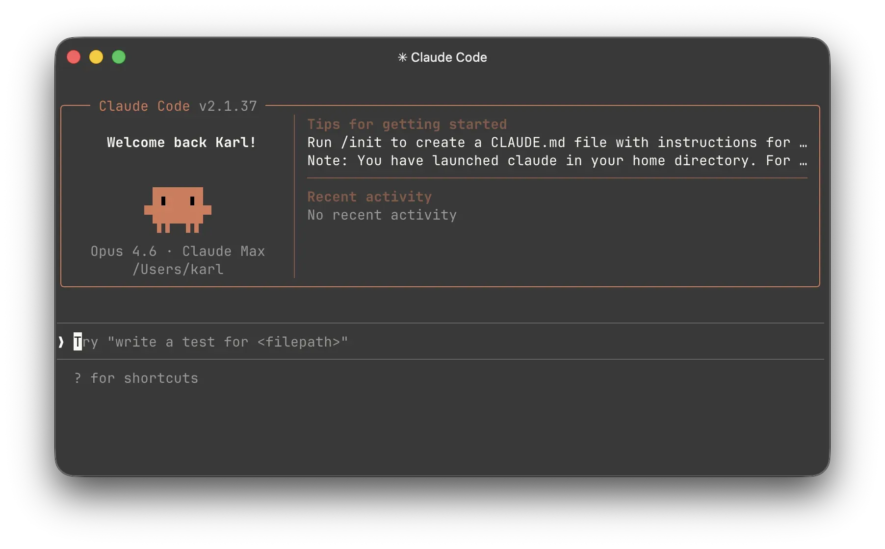 Claude Code dans le terminal